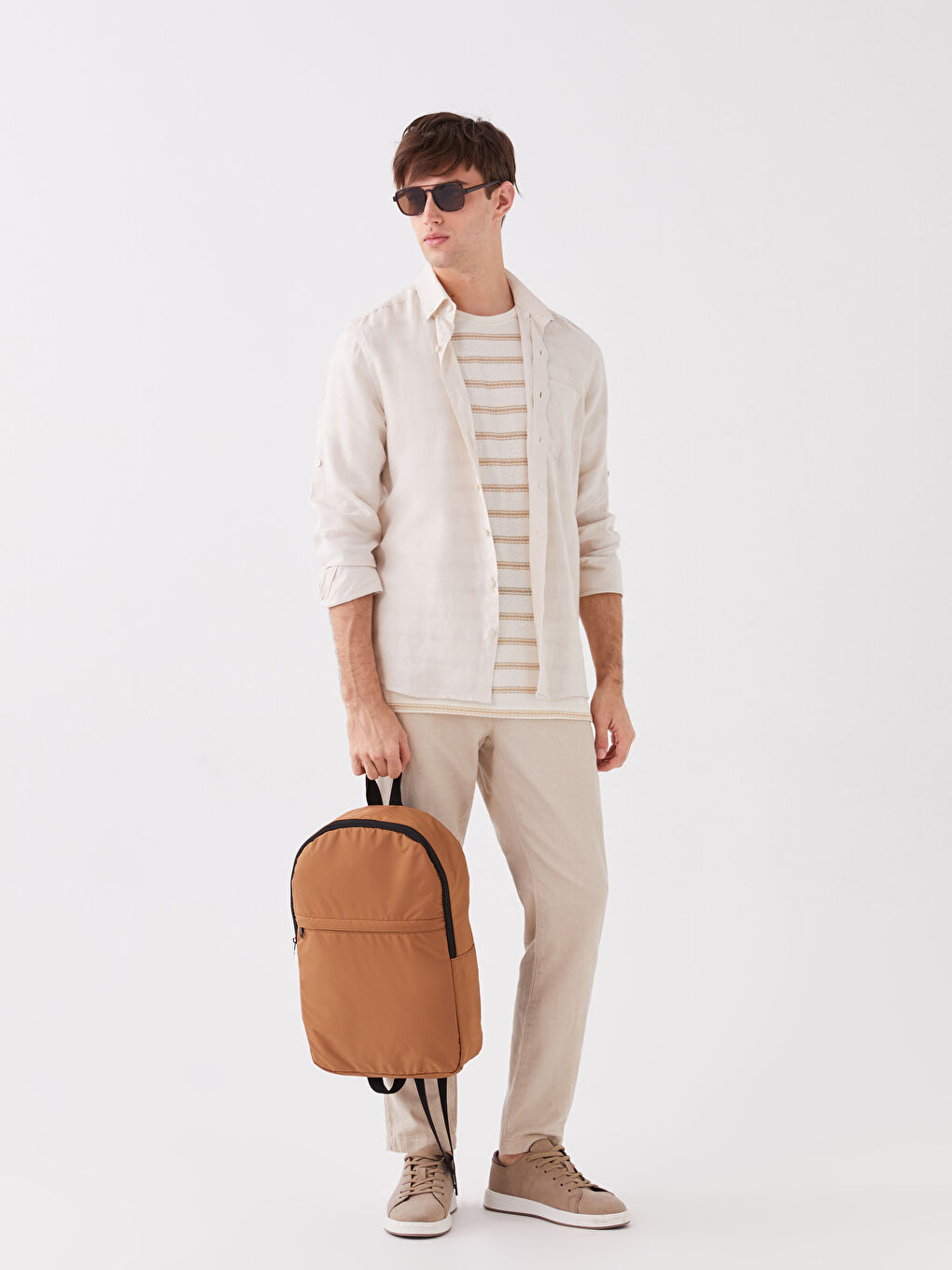 Kahverengi Erkek Sırt Çantası-1