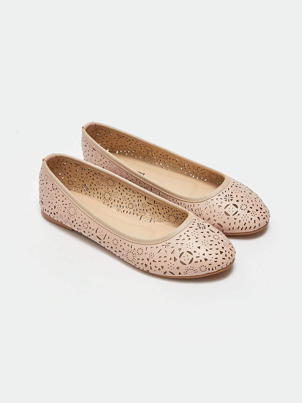 Faux Leather Women's Ballet Flats
