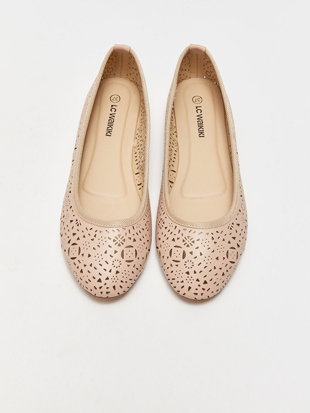 Faux Leather Women's Ballet Flats-2