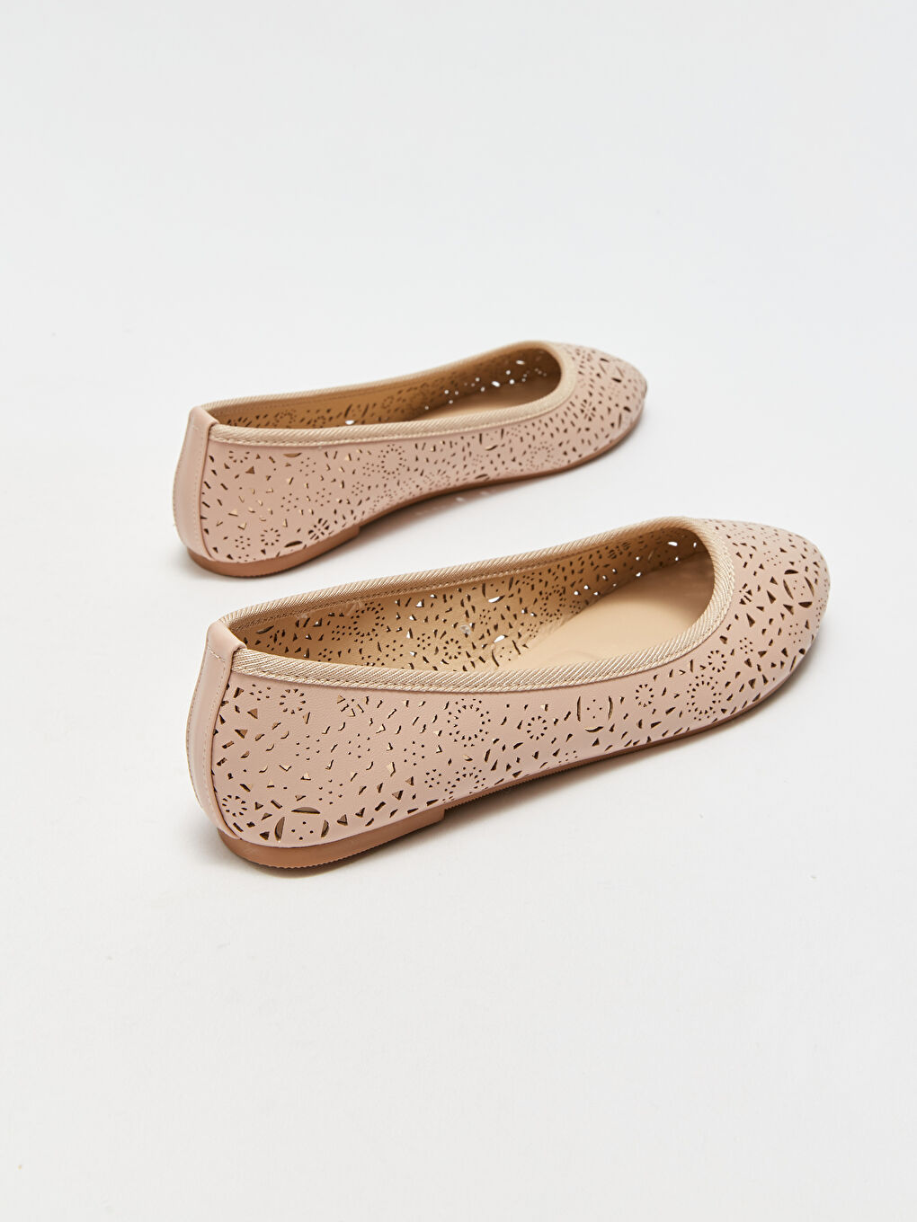 Faux Leather Women's Ballet Flats-4