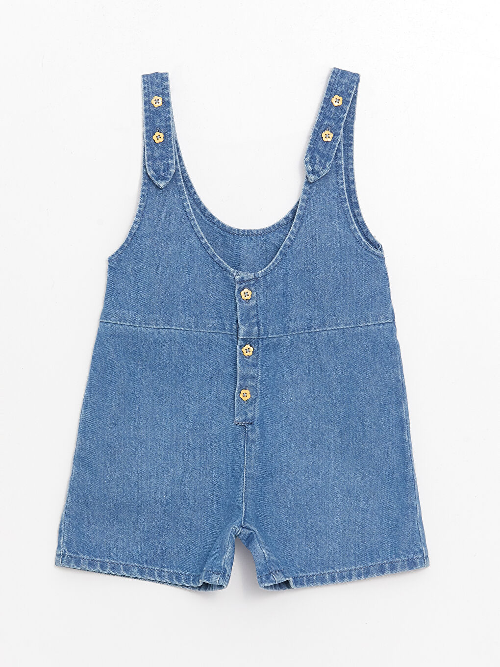 Linalin by Pelin Akil Basic Baby Girl Jean Bib and Brace -S3HB67Z1-DD7