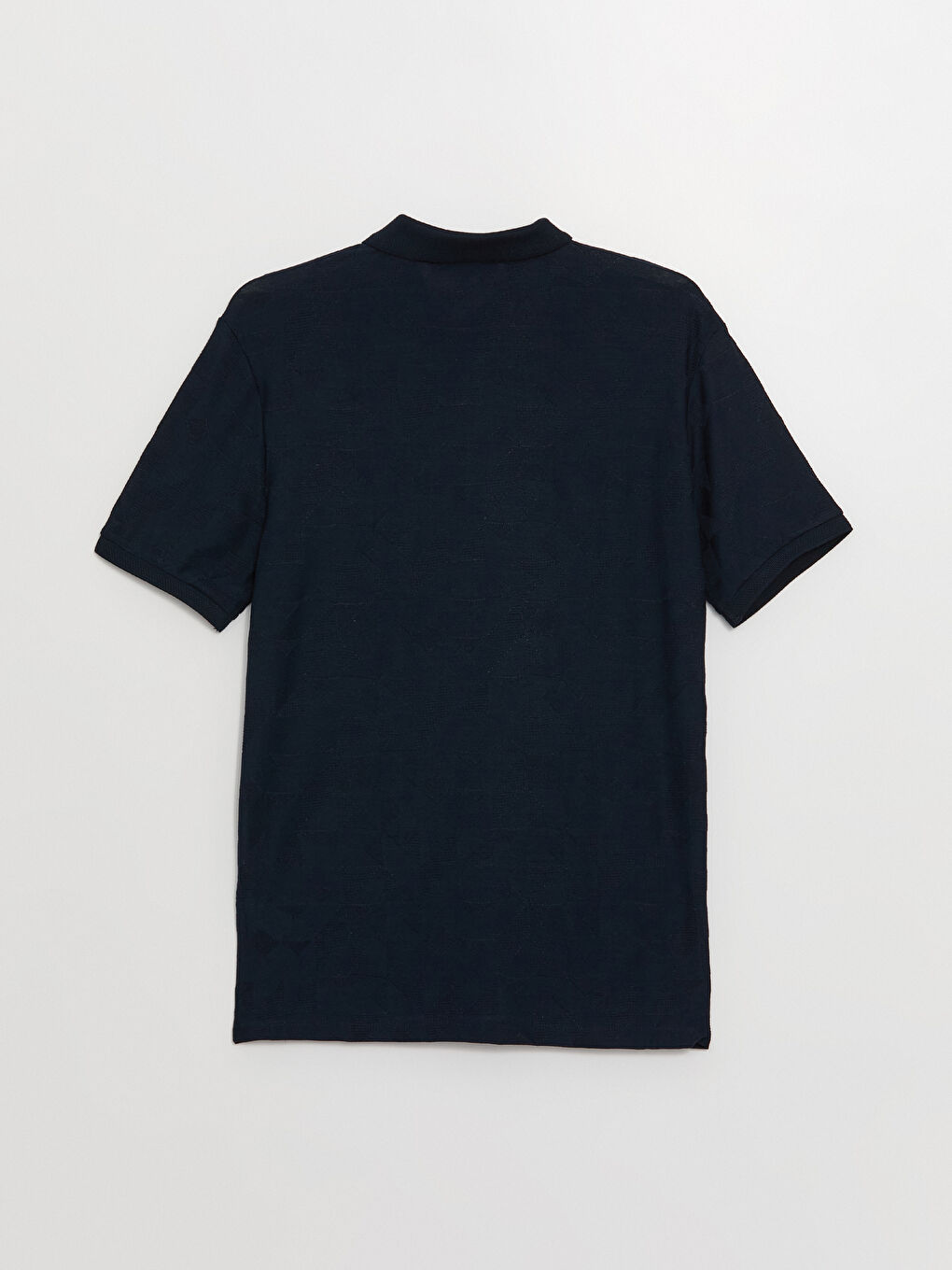 Lacivert Polo Yaka Kısa Kollu Erkek Tişört-6