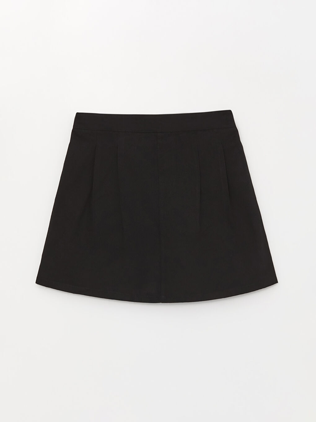 Siyah Beli Lastikli Basic Kız Çocuk Şort Etek