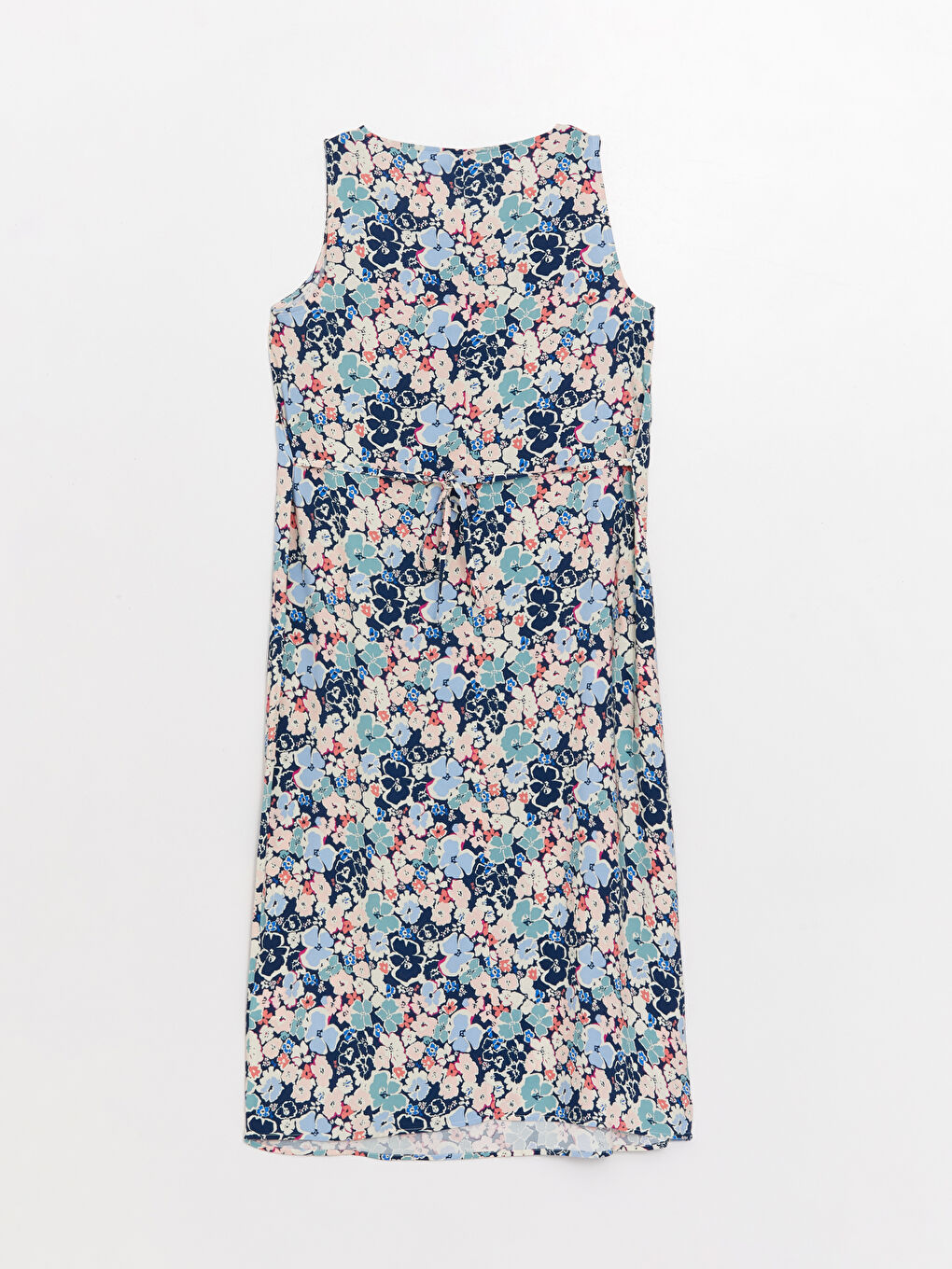 LCWAIKIKI Classic Robe Femme Évasée à Col Rond et Motif Floral -S3HB98Z8-F9C