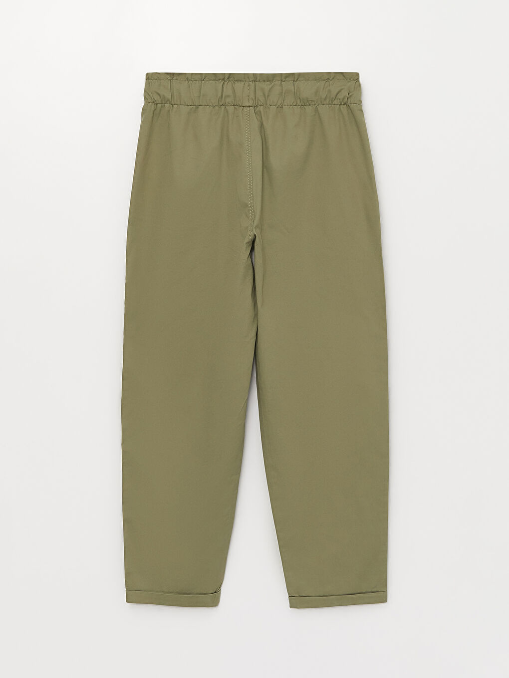 Locker sitzende schlichte Twill-Hose für Damen-7