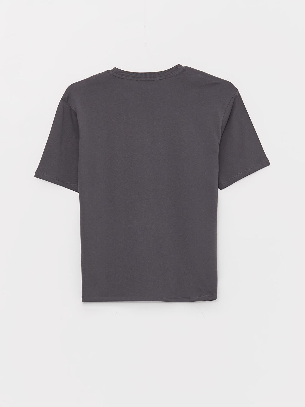 Crew Neck Printed Short Sleeve Oversize Women's T-Shirt-6