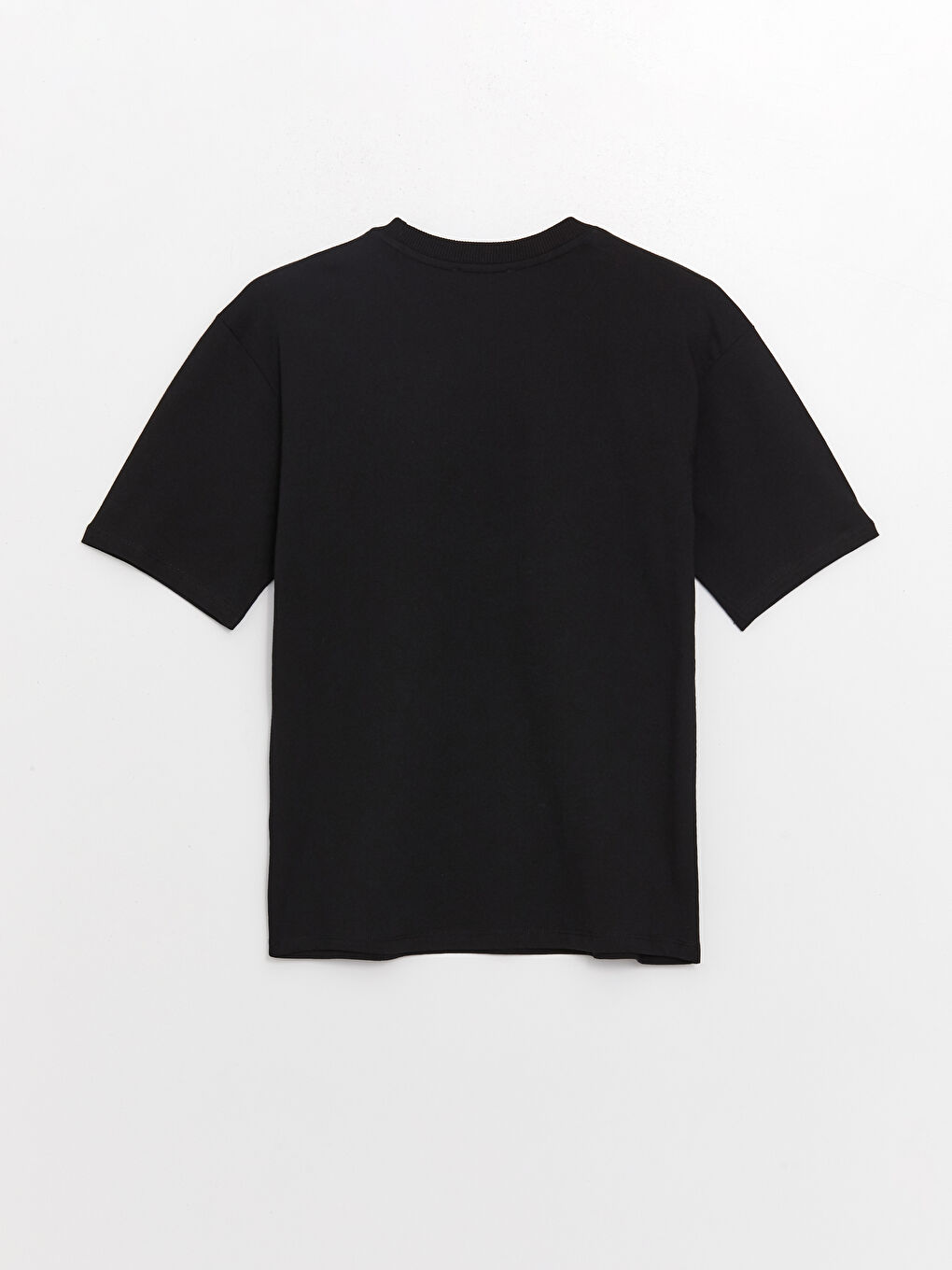 Crew Neck Printed Short Sleeve Oversize Women's T-Shirt-6