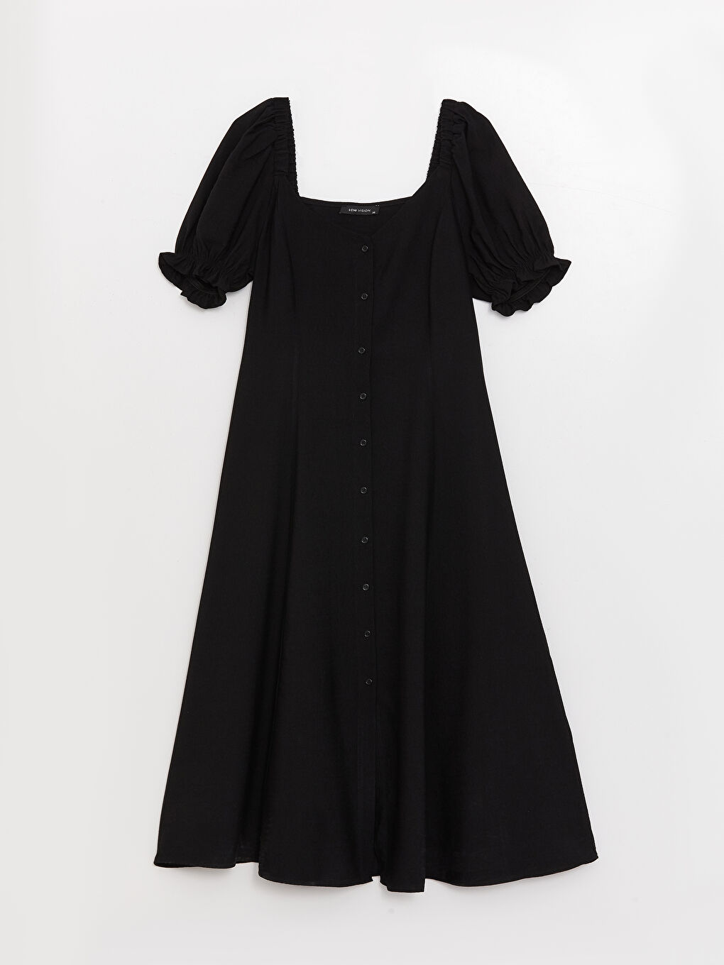 Sweetheart Collar Straight Short Sleeve Women's Dress -S3HC62Z8-CVL