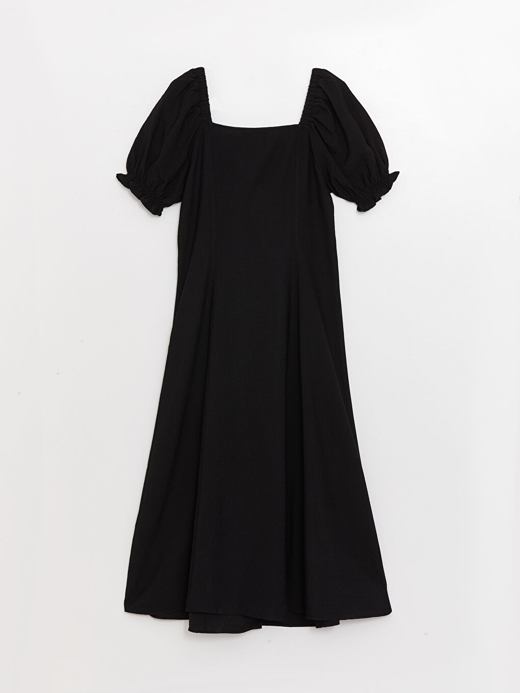 Sweetheart Collar Straight Short Sleeve Women's Dress -S3HC62Z8-CVL