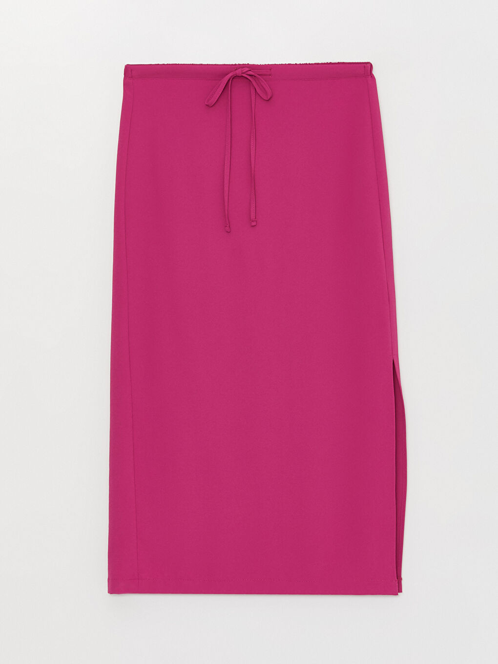 Tie Waist Straight Viscose Women's Skirt -S3HC70Z8-H1L