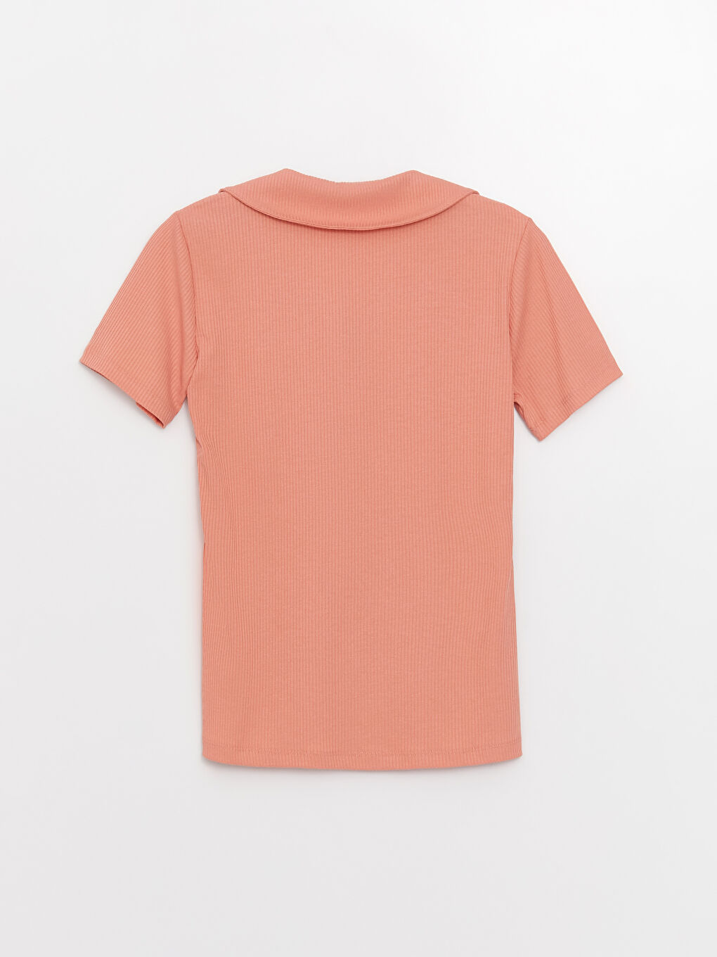 LC Waikiki Polo Neck Plain Short Sleeve Women's T-Shirt -S3HC76Z8-GC5