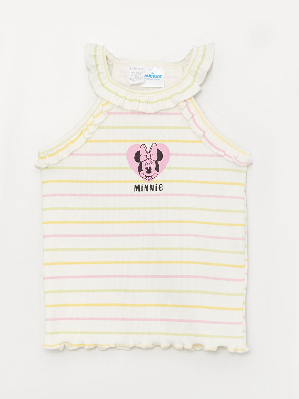 Baby Collar Minnie Mouse Printed Baby Girl Athlete