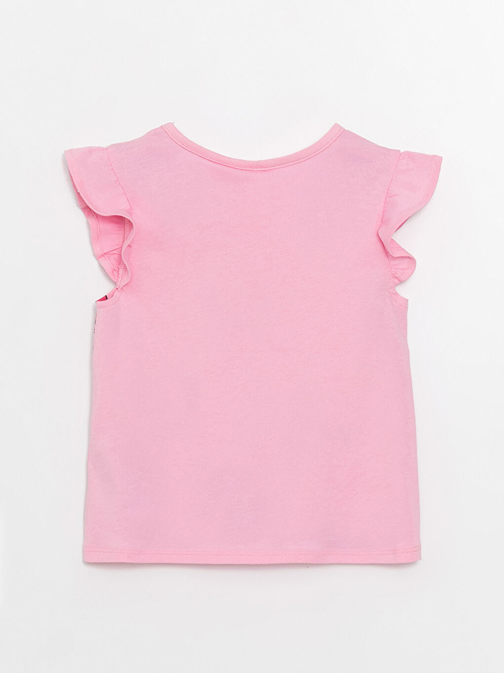 Crew Neck Minnie Mouse Printed Baby Girls' T-Shirt-1