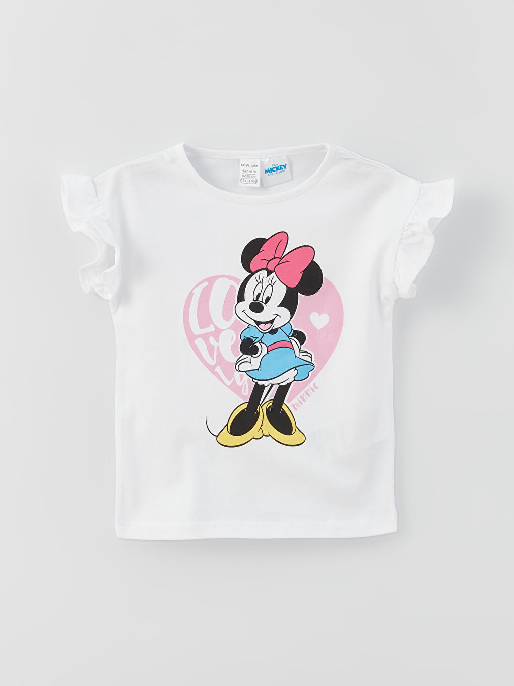 Футболка с круглым вырезом и коротким рукавом с принтом Минни Маус и шорты для малышки - комплект из 2 предметов-1