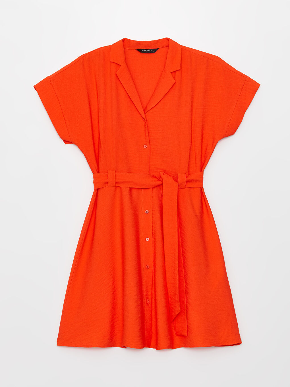 Jacket Collar Straight Short Sleeve Linen Look Women's Shirt Dress -S3HC90Z8-GNJ