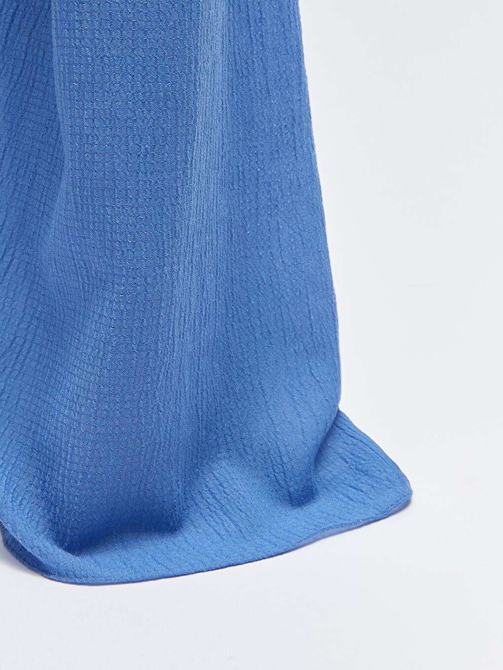 Mavi Kadın Düz Şal