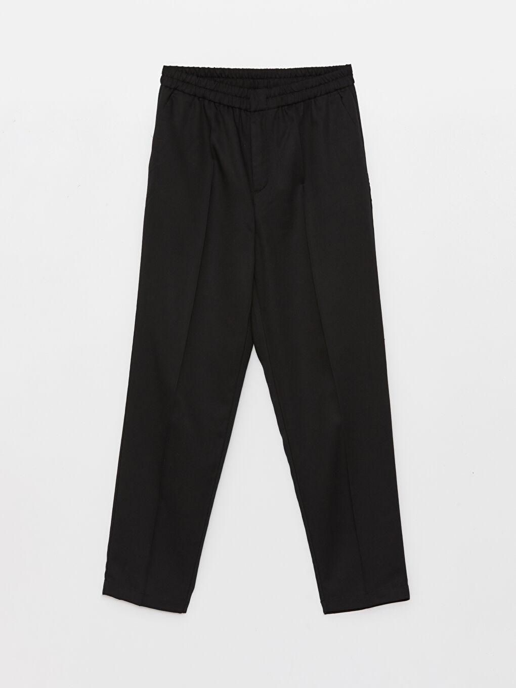 Women's Elasticated Waist Cigarette Trousers-4