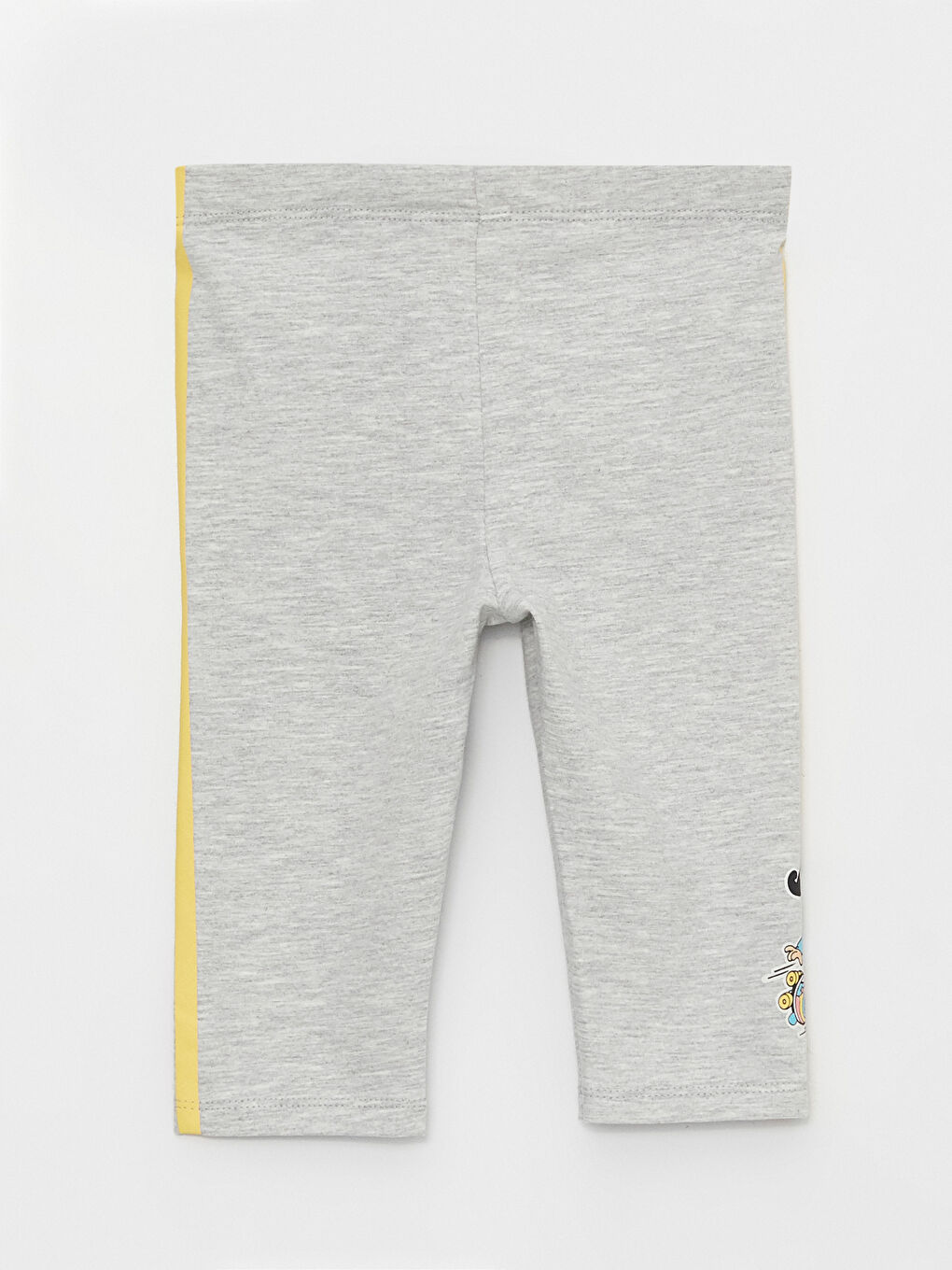 بنطلون ضيق بناتي رضع مطبوع عليه قرد حنين بخصر مطاطي-5