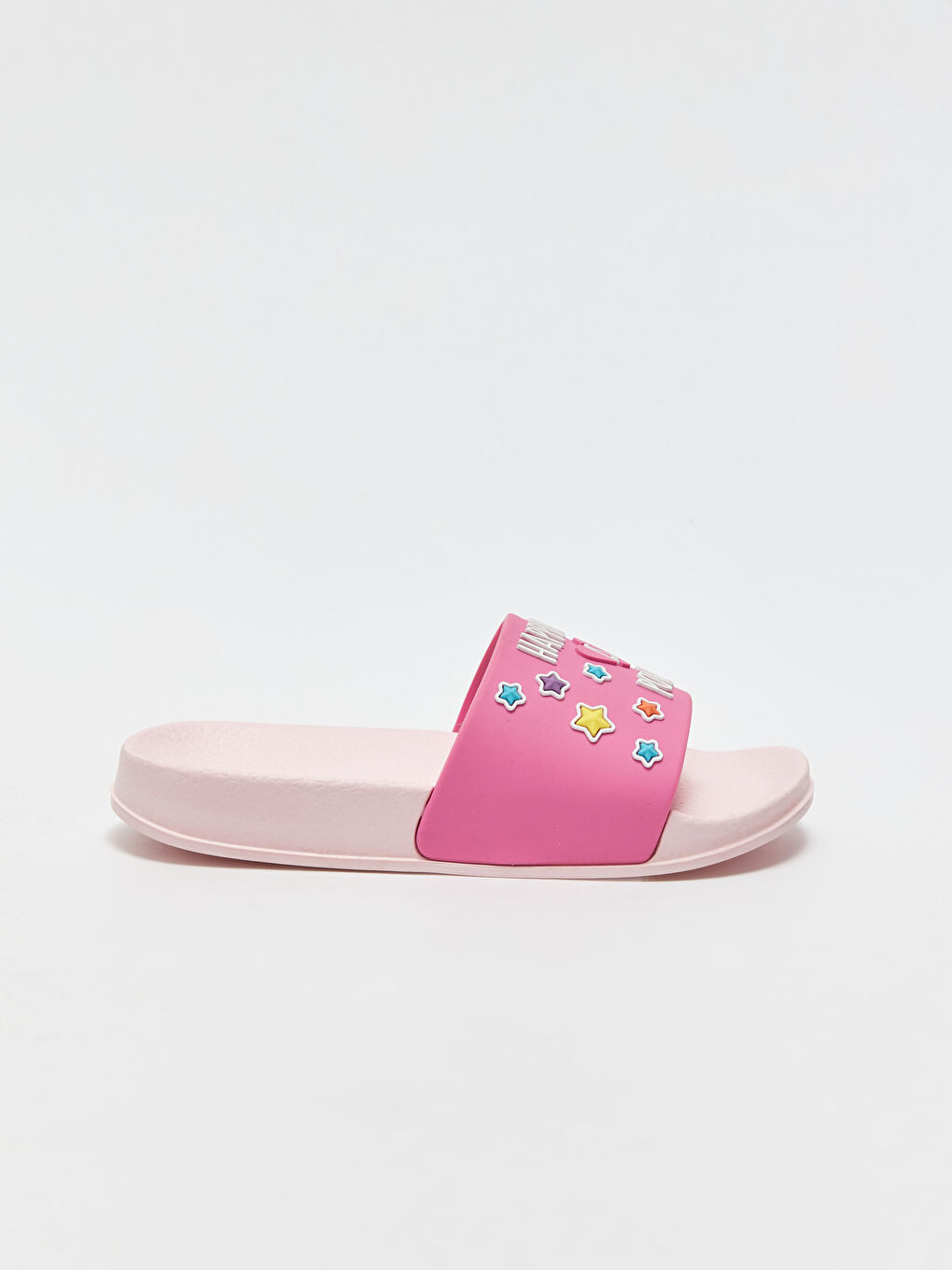 Printed Single-Strap Girls' Slippers-1