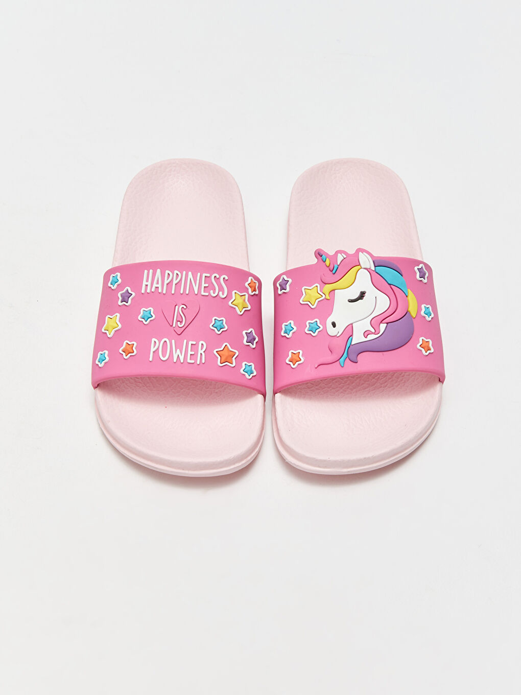 Printed Single-Strap Girls' Slippers-2