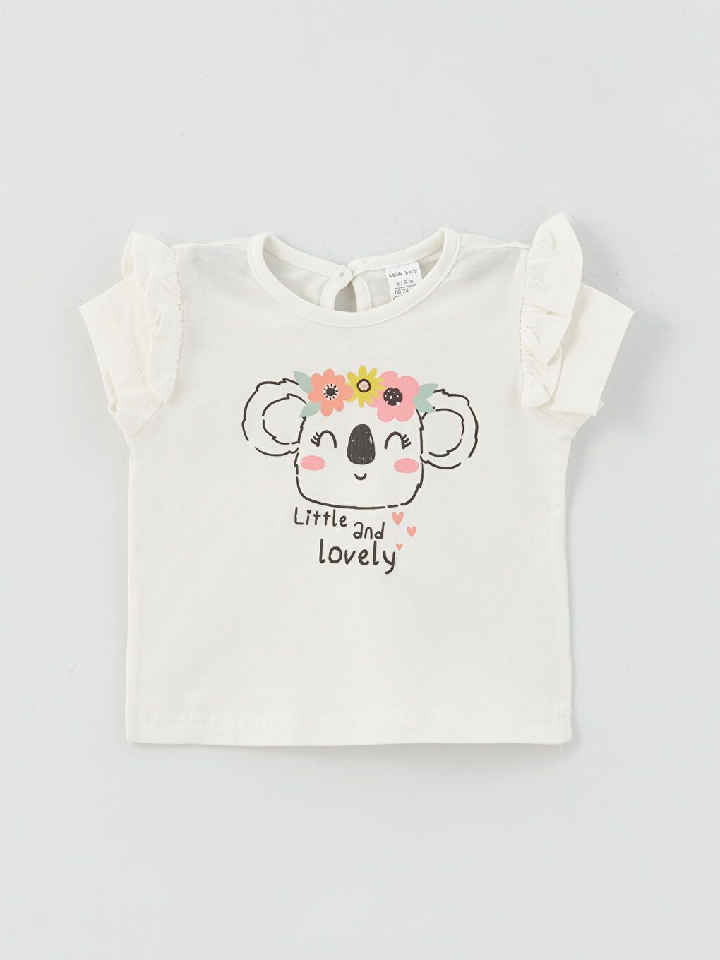Crew Neck Baby Girls T-Shirt 2 Pack -S3HD41Z1-FDU