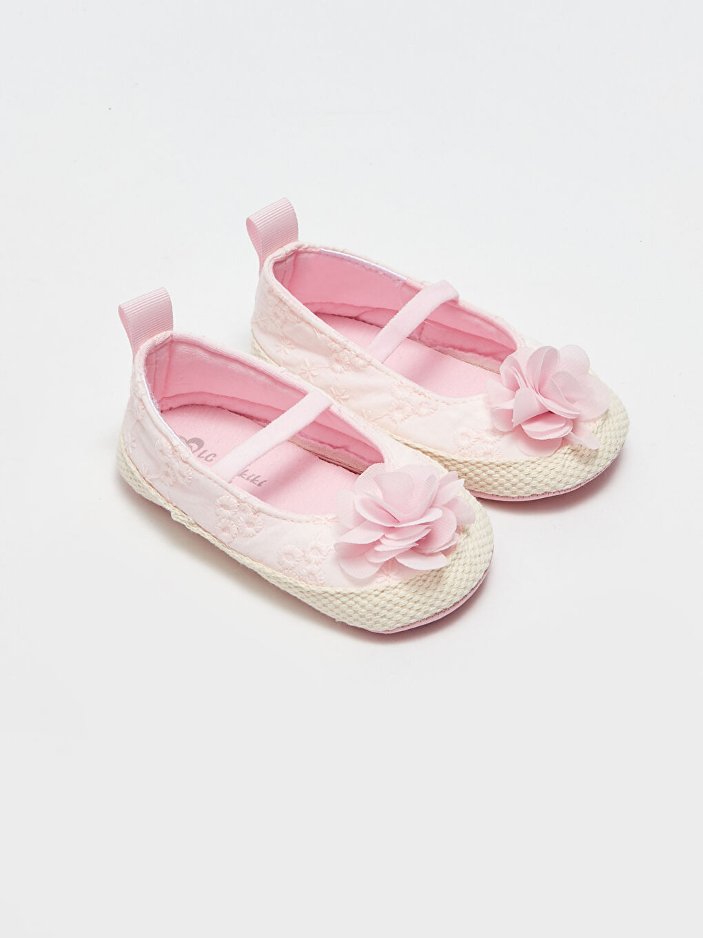 Embroidered Baby Girl First Step Shoes and Headband -S3HD44Z1-DMQ