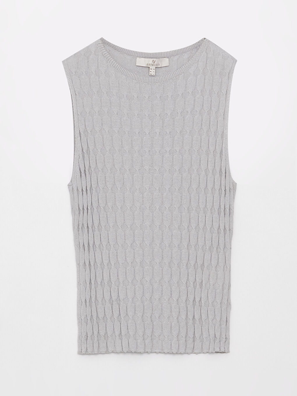 یه‌خه‌ خڕ نەخشدار بۆ ژنان تریكۆ تانکی سەرەوە-5