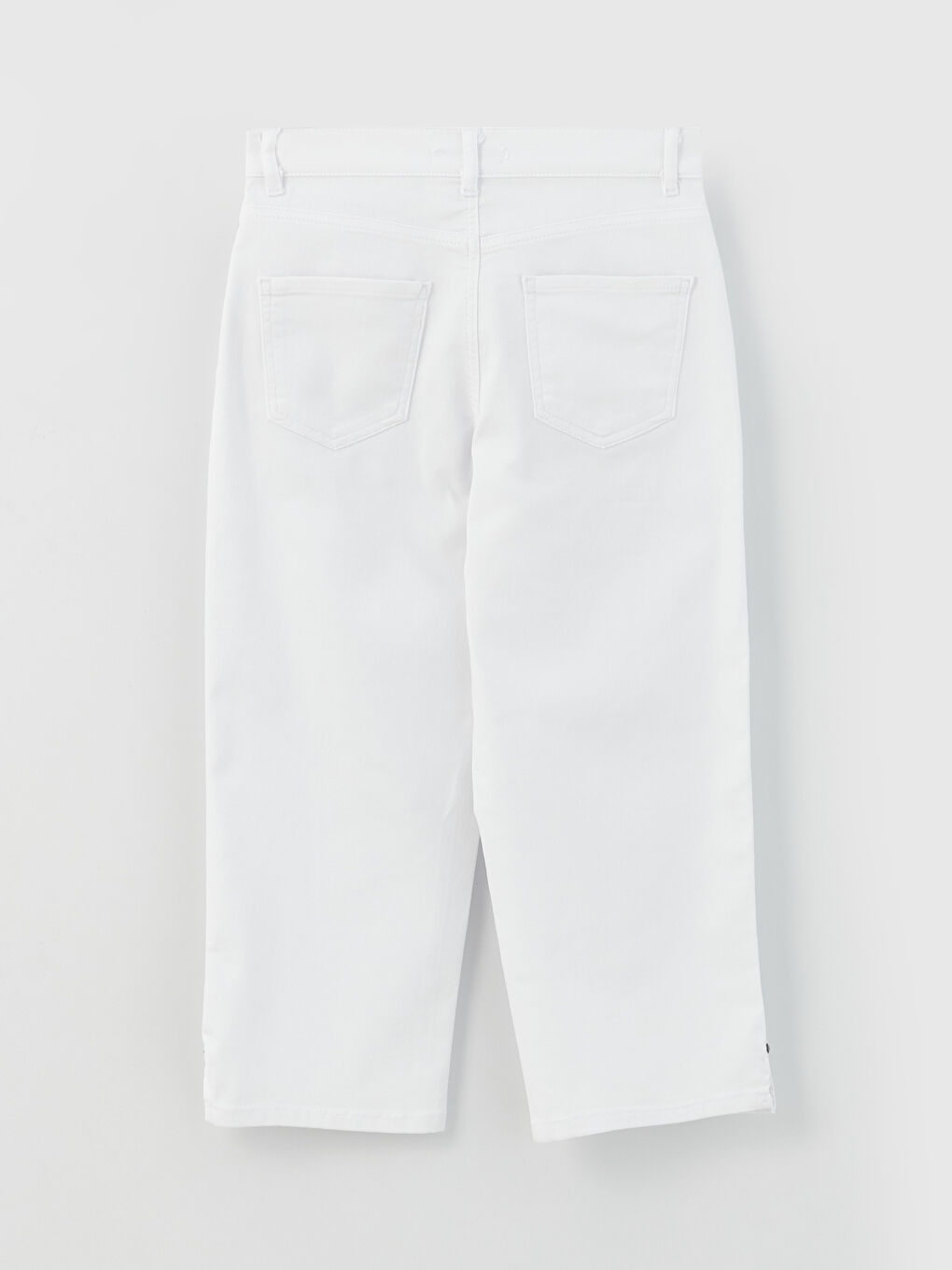 Slim Fit Straight Gabardine Women's Capri -S3HD76Z8-EEW