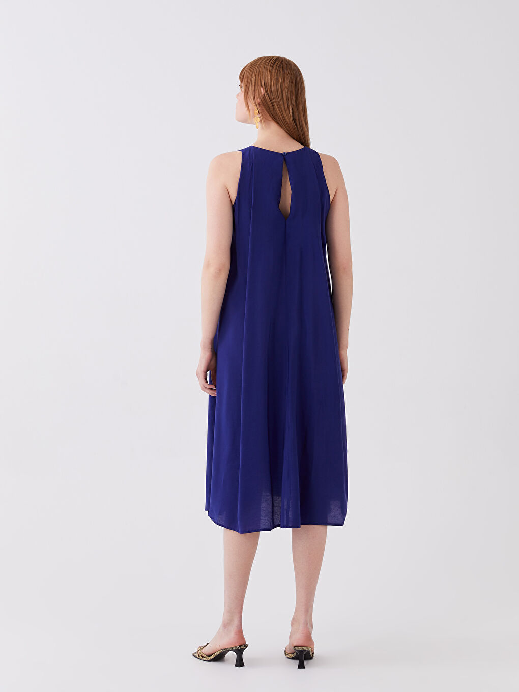 Crew Neck Straight Women Dress -S3HD83Z8-HNC