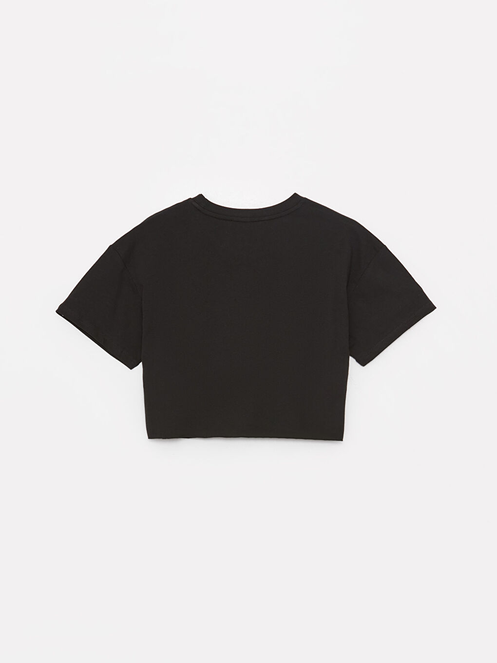 Haut Court Imprimé à Manches Courtes pour Femmes avec Col Rond-6