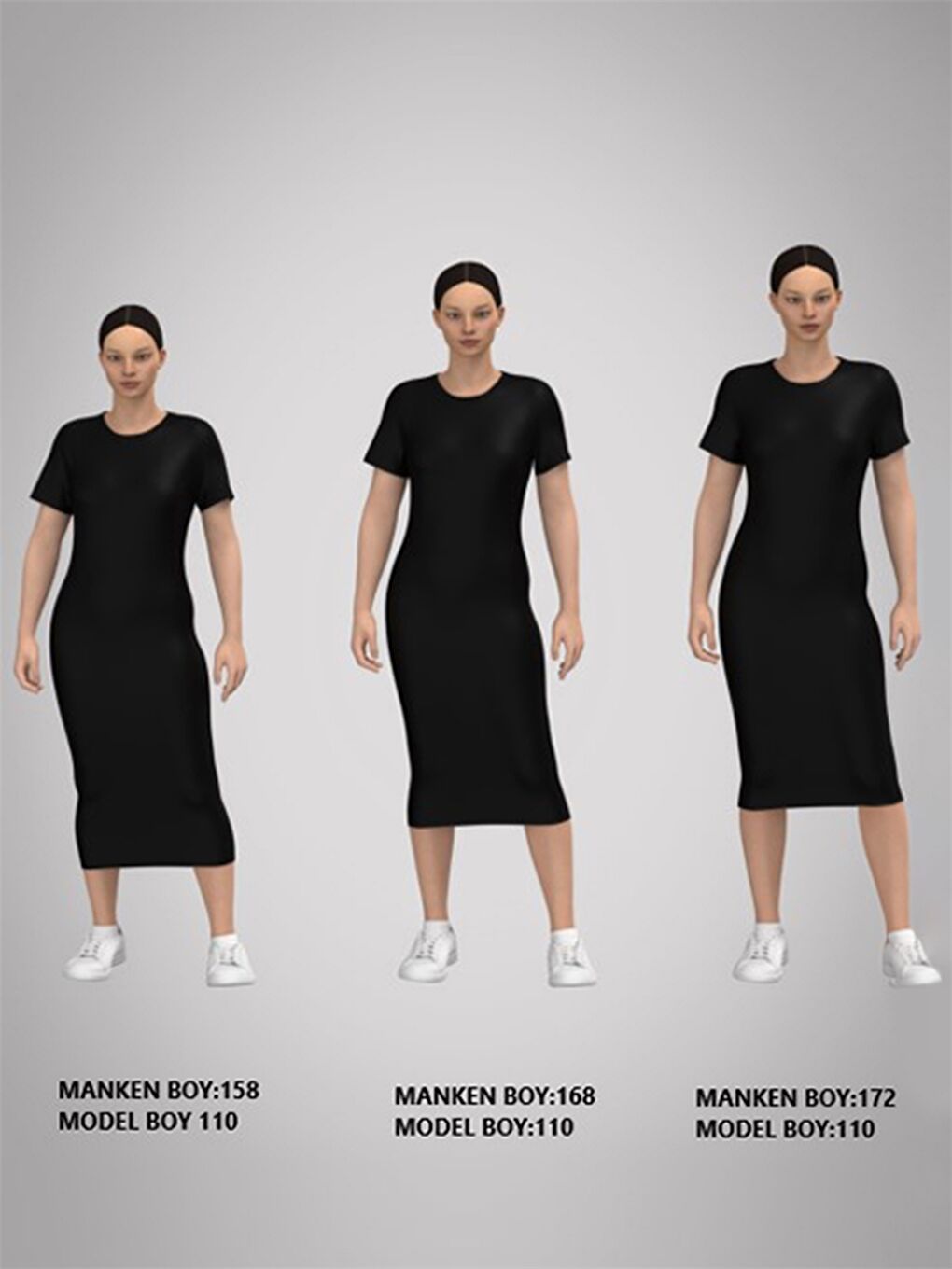 فستان أزرق امرأة -S3HE56Z8-R2R