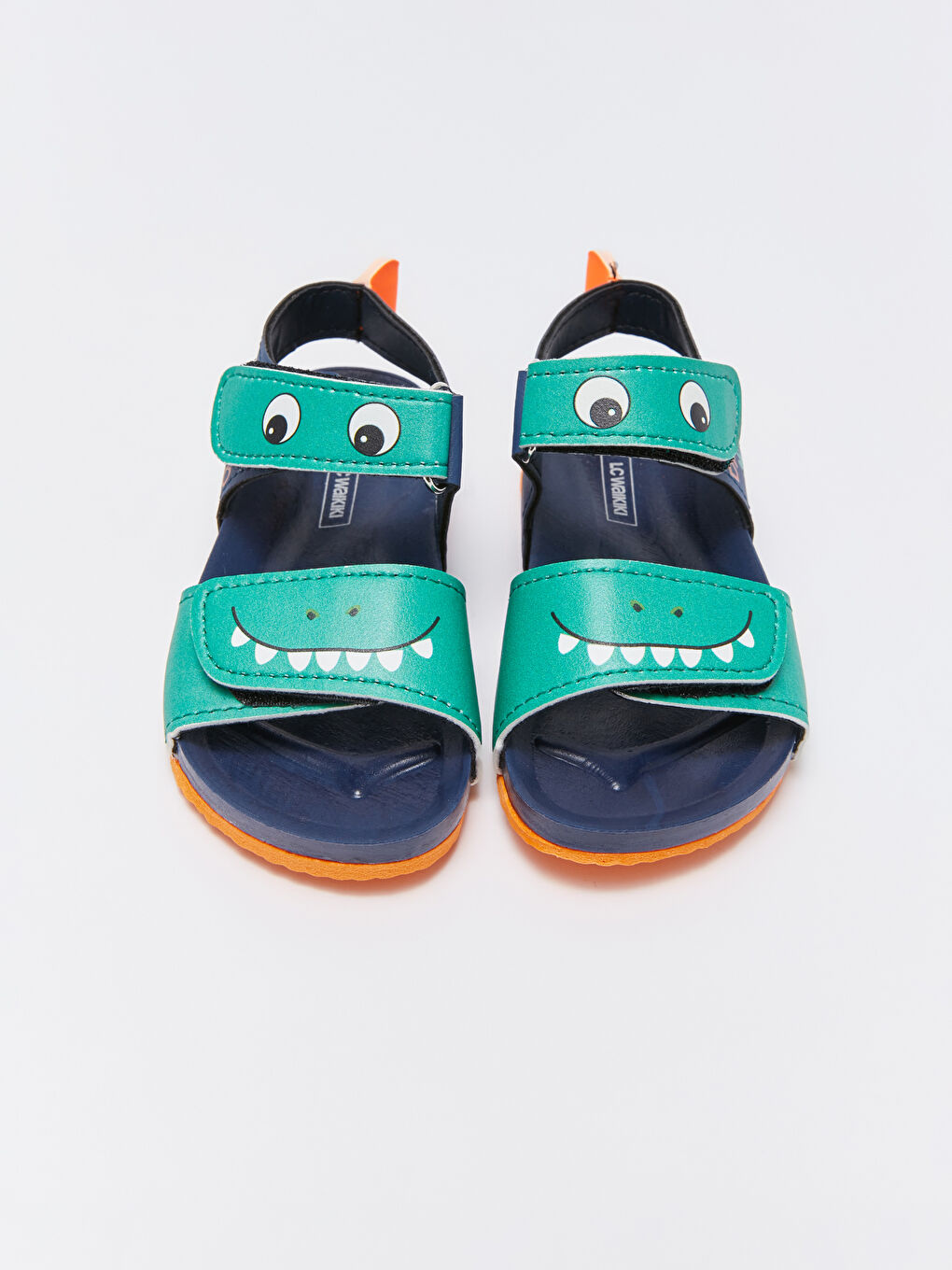 صنادل أولاد صغار مطبوعة بشريط واحد-2