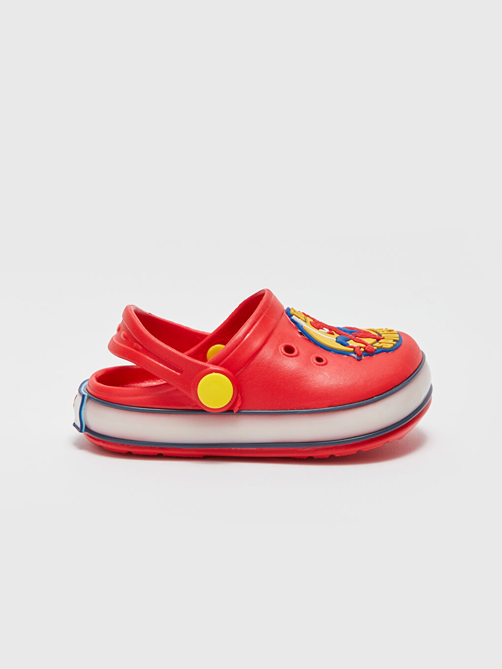 Mercan Patch Detaylı Tabanı Işıklı Erkek Bebek Plaj Sandaleti-2