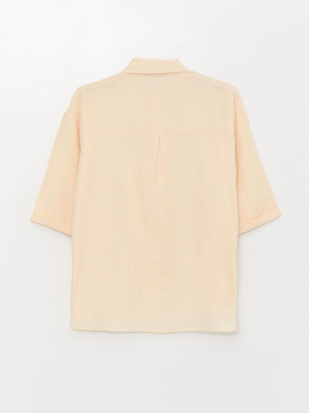 Plain Oversize Muslin Women's Shirt-6