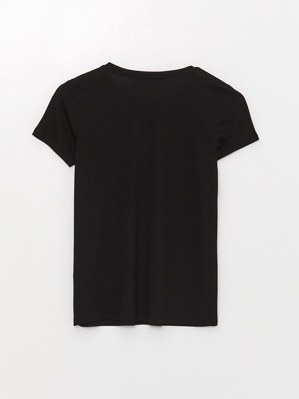 Crew Neck Printed Short Sleeve Women's T-Shirt-6