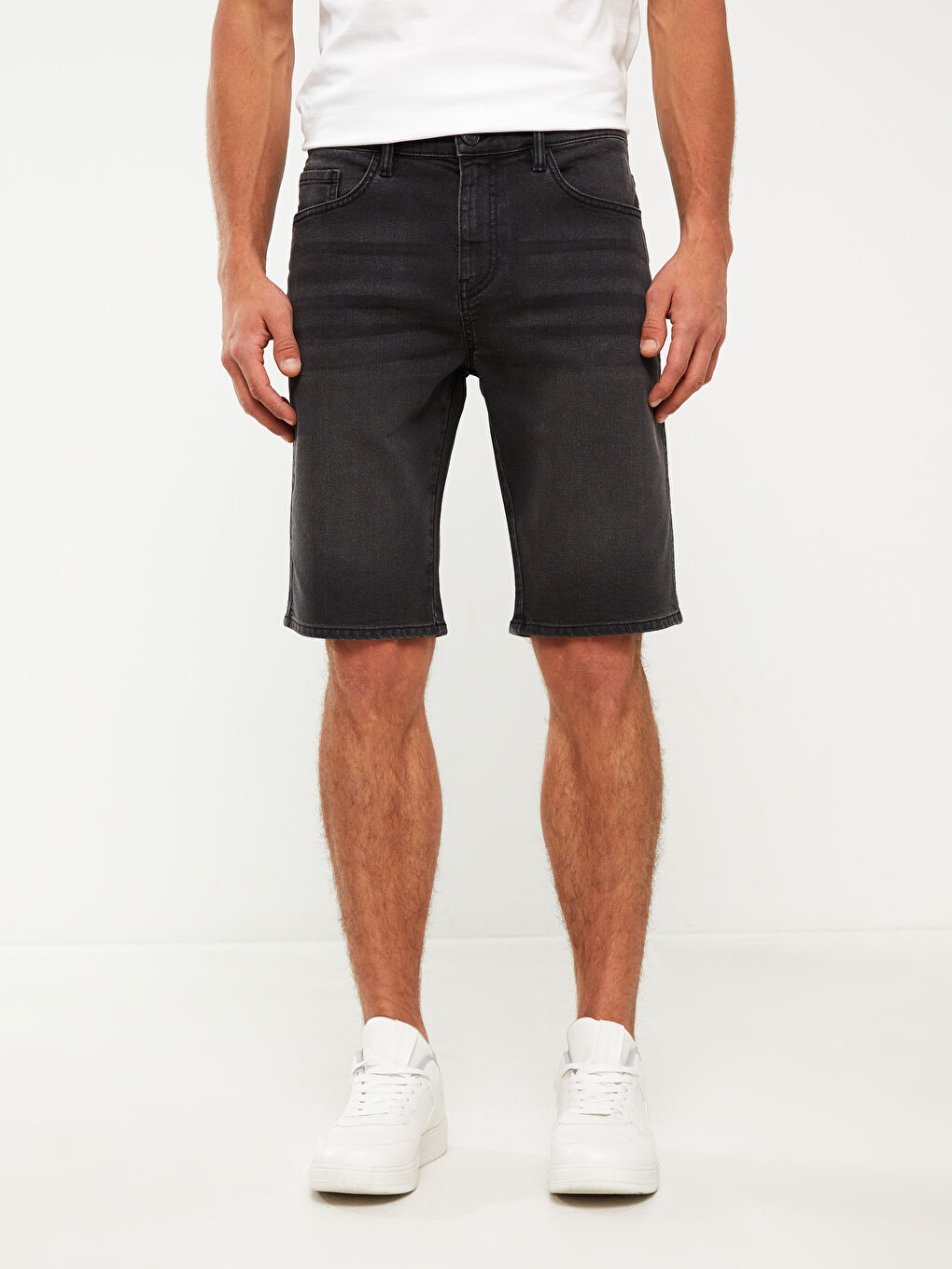LCW Jeans Extra Slim Fit Men's Denim Shorts -S3HE99Z8-M0U