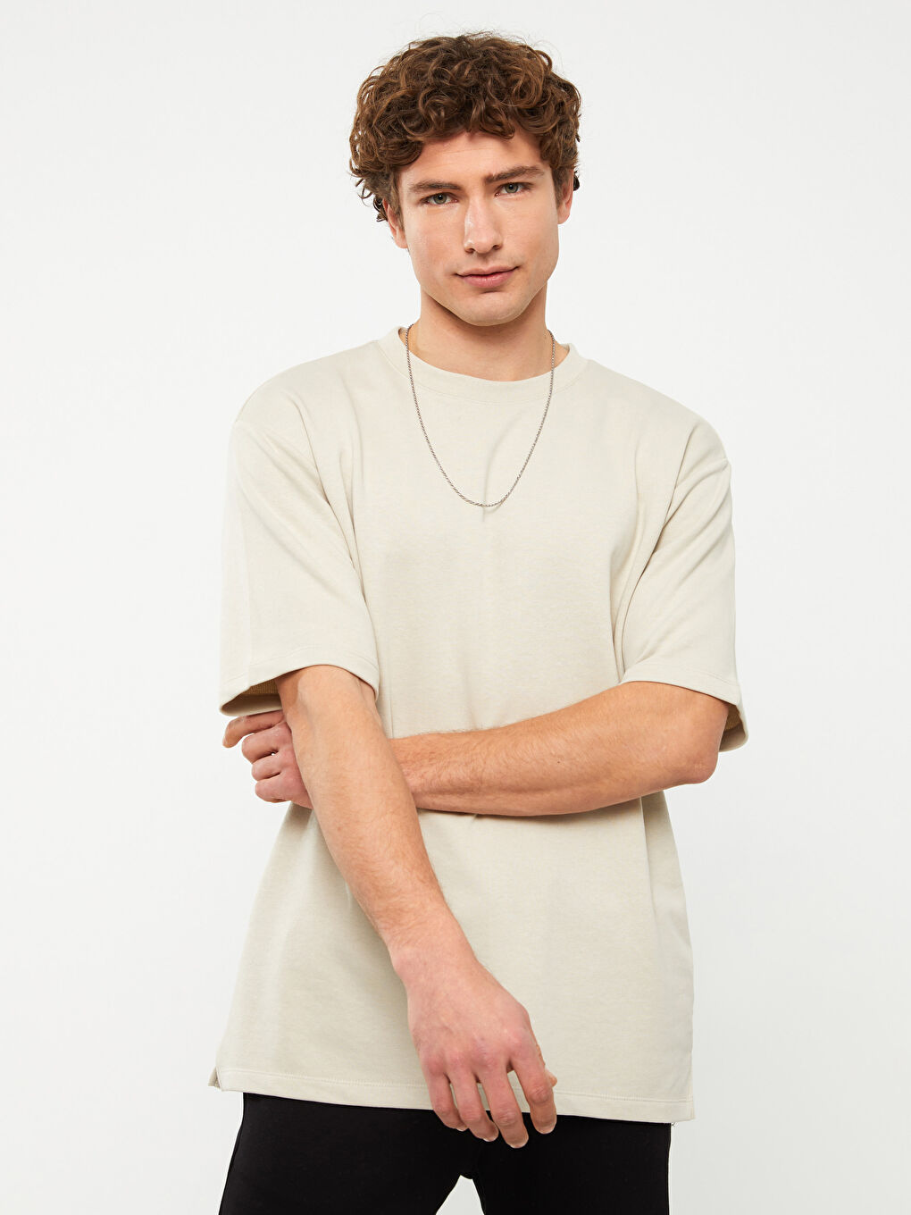 メンズウェア CR MS PATCHWORK HIGH NECK RELAXED FIT XL ハイパーストレッチスキニーパンツ ジェギンス｜メンズ
