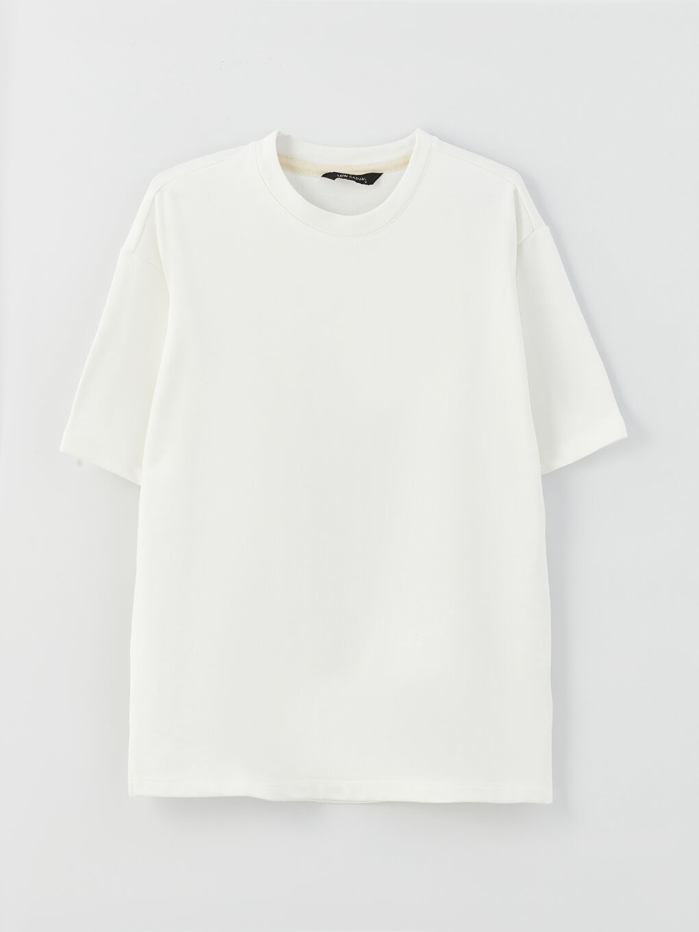 سويت شيرت كم قصير بياقة دائرية للرجال-5