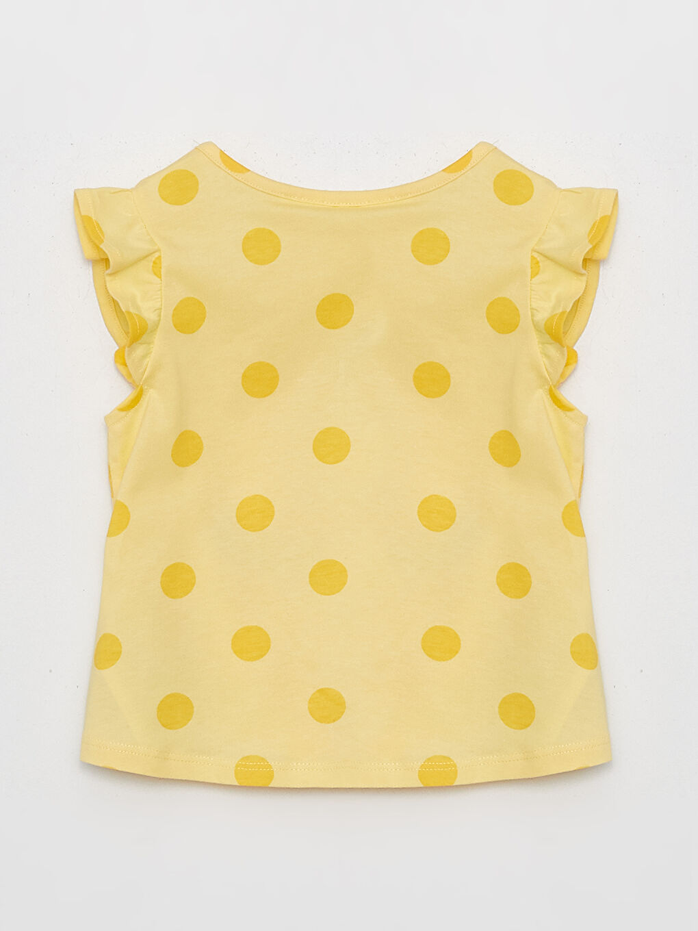Crew Neck Daisy Duck Printed Baby Girl Singlet-2