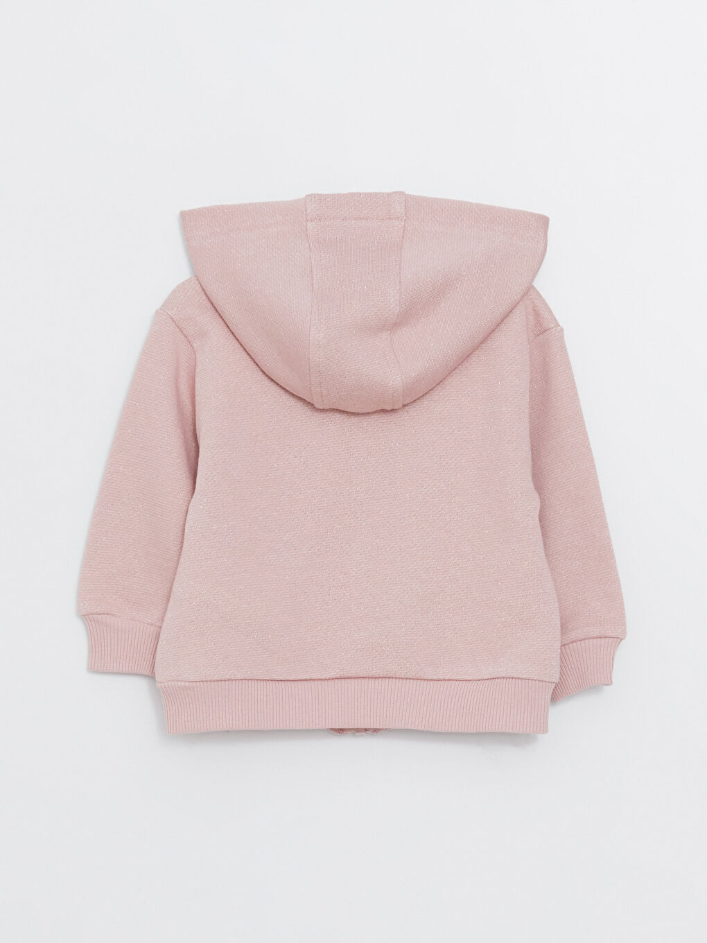 Hooded Long Sleeve Baby Girls' Zippered Sweatshirt and Leggings 2 Pack Set-3