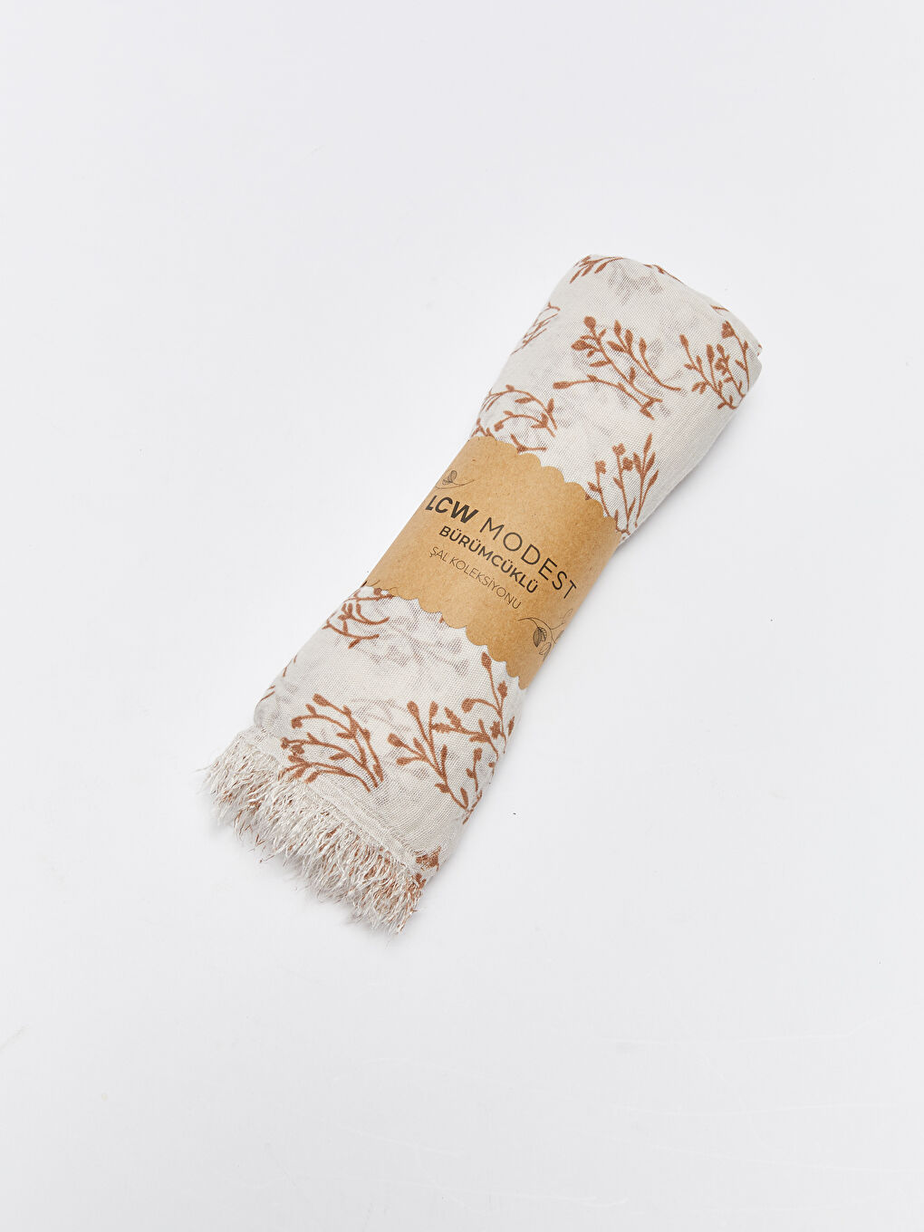 Châle Crêpe Imprimé Pour Femmes-3