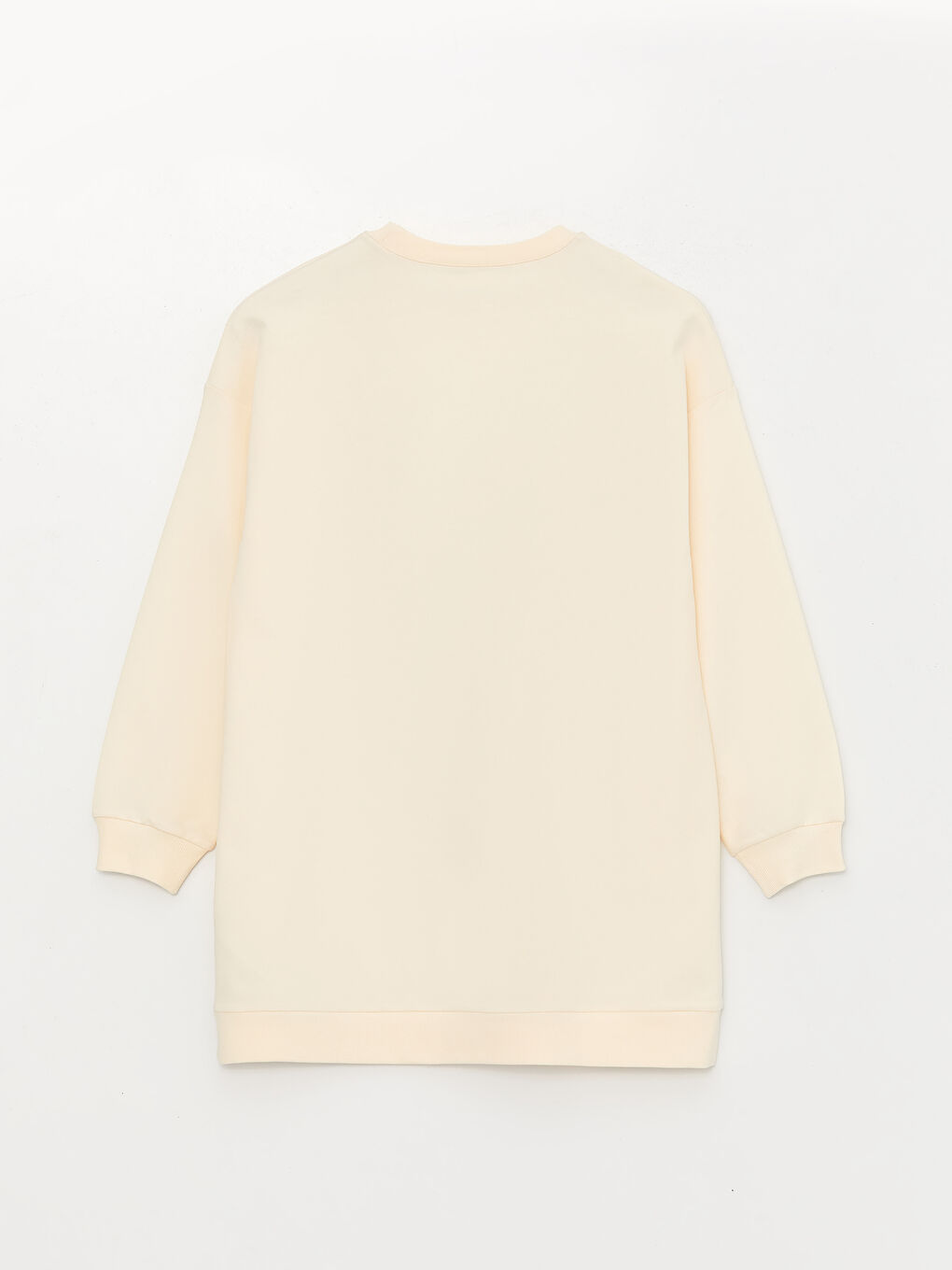 Crew Neck Printed Long Sleeve Oversize Women's Sweatshirt Tunic-7