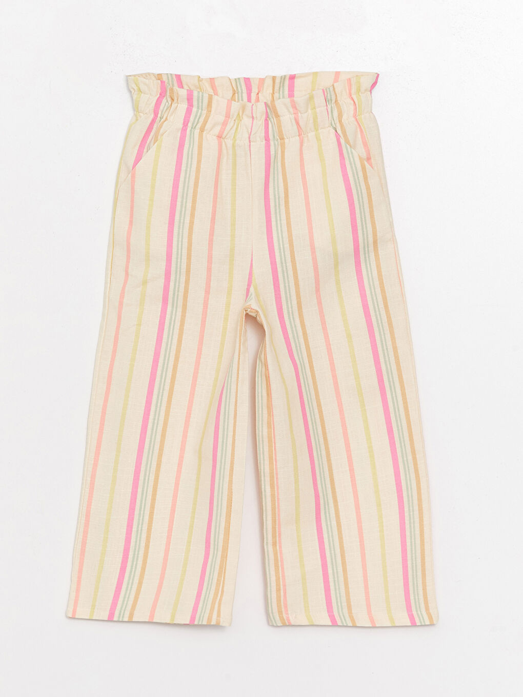 Серпімді белдік жолақты сәби қыздарға арналған шалбар