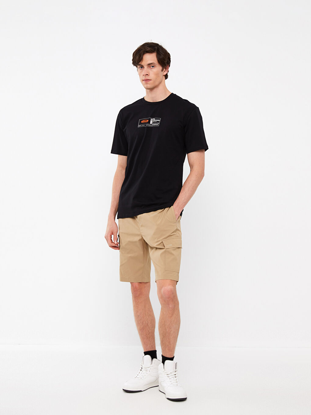 Standard Fit Men's Bermuda Shorts-1