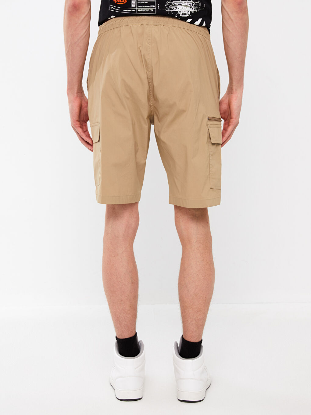 Standard Fit Men's Bermuda Shorts-4