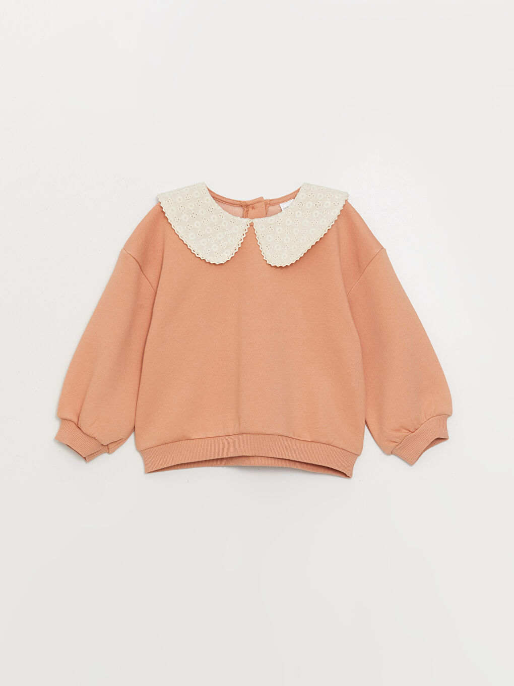 Peter Pan Collar Long Sleeve Baby Girls' Sweatshirt