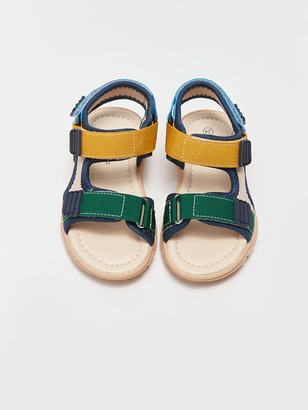 صنادل للأولاد الرضع بلوك الألوان بڤيلكرو-2