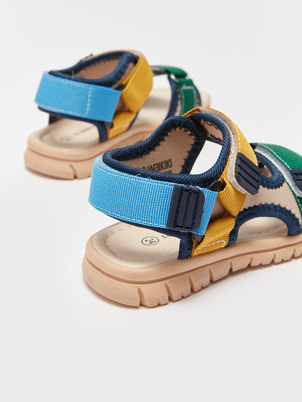 صنادل للأولاد الرضع بلوك الألوان بڤيلكرو-4