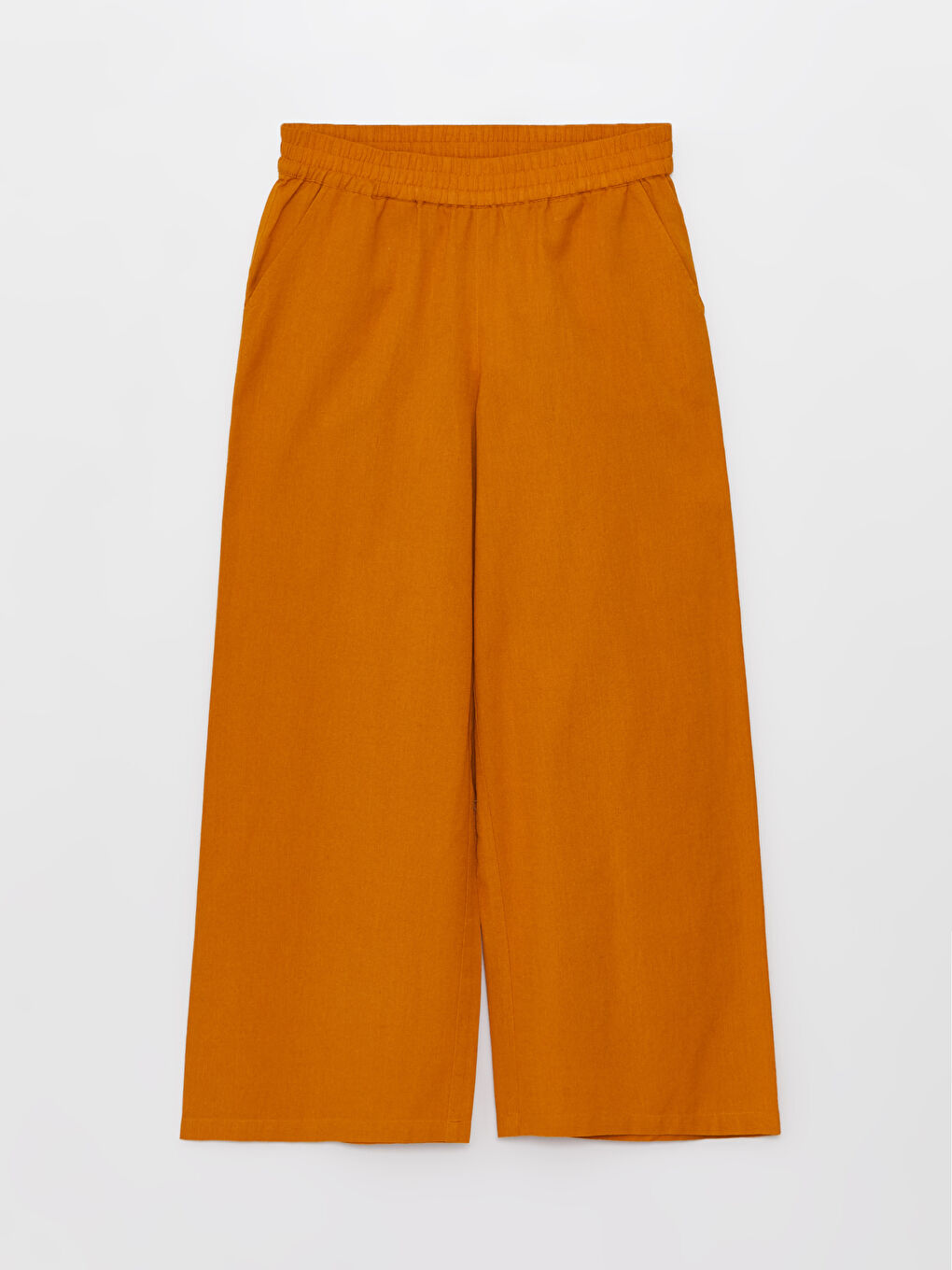 Regular Fit Wide Leg Women's Trousers-5