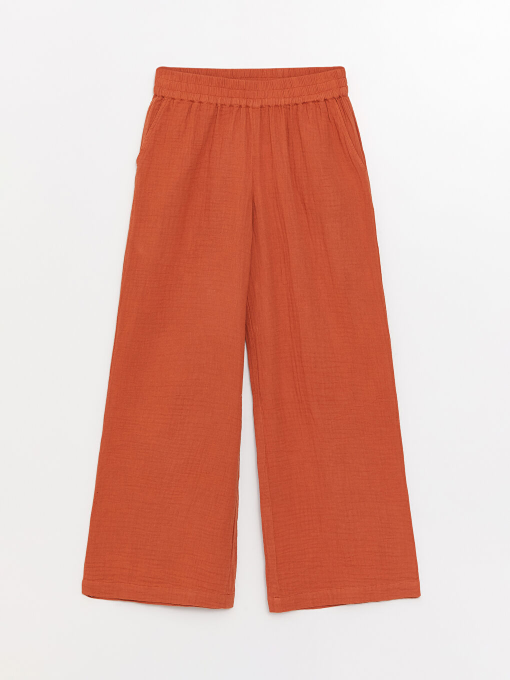 Regular Fit Wide Leg Women's Trousers -S3HH02Z8-F8C